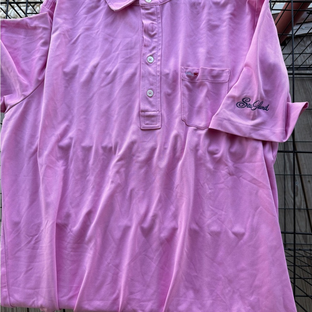 RLX Ralph Lauren Pink Polo Shirt